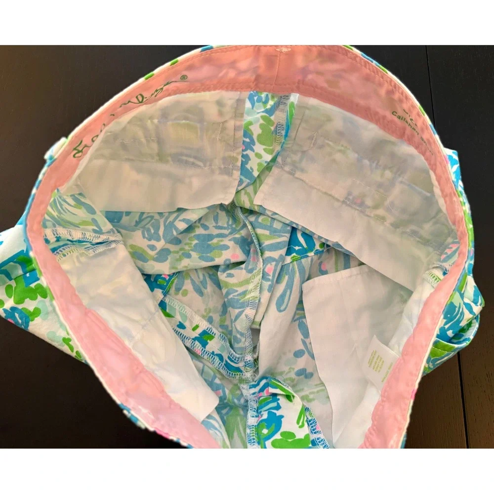 Lilly Pulitzer The Callahan Short Women's Size 00‎ Blue/Green 100% Cotton Preppy